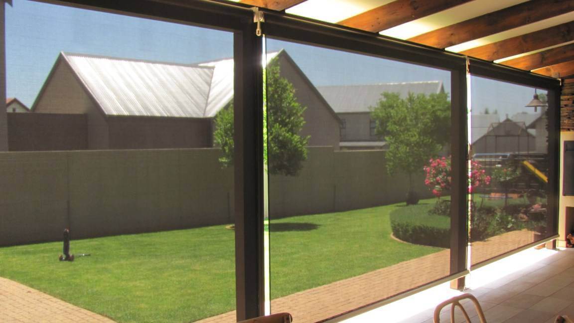 Sheer Weave installation by First Choice Blinds SA